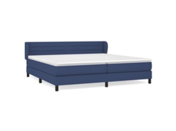 Box Spring Bed, Box Spring Beds Vidaxl Azul Tecido (200 X 200 Cm)