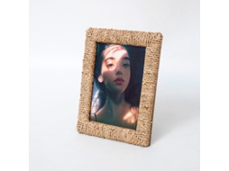 Quadro De Fotos Estilo Europeu Simples Criativo, Tecido De Algodão Marinho, Tamanho Pequeno (19*15cm)