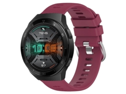 Pulseira De Silicone Macio De Cor Sólida Para Huawei Watch Gt 2e 22mm