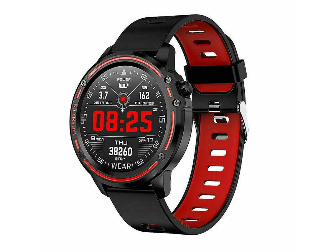Relógio inteligente L8 com ECG, PPG, pressão arterial, frequência cardíaca, IP68, Bluetooth, Ly Ebike