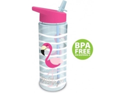Garrafa com Palha FLAMINGO (Multicor)