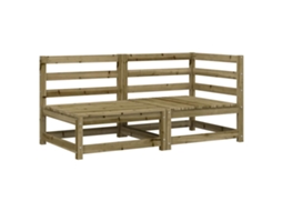 Garden Sofa, Garden Sofas Vidaxl Marrom Madeira De Pinho Impregnada (n/a)