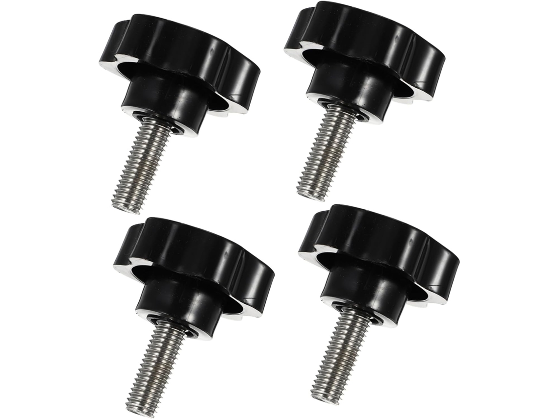 Botões De Rosca Em Forma De Estrela De Plástico M10 X 25 Mm, 4 Peçaspeças