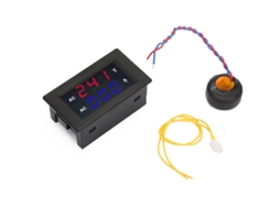 Medidor Digital LED AC 100-300V Voltmeter e 0-50A Amperímetro com Display Vermelho e Azul | S/MARCA