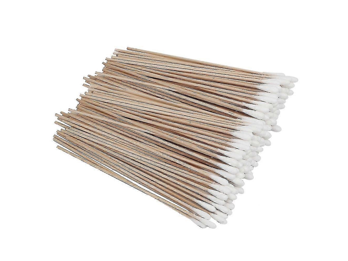Conjunto De 4 Cotonetes De Madeira Para Maquiagem E Limpeza Aquaforge (15 Cm)