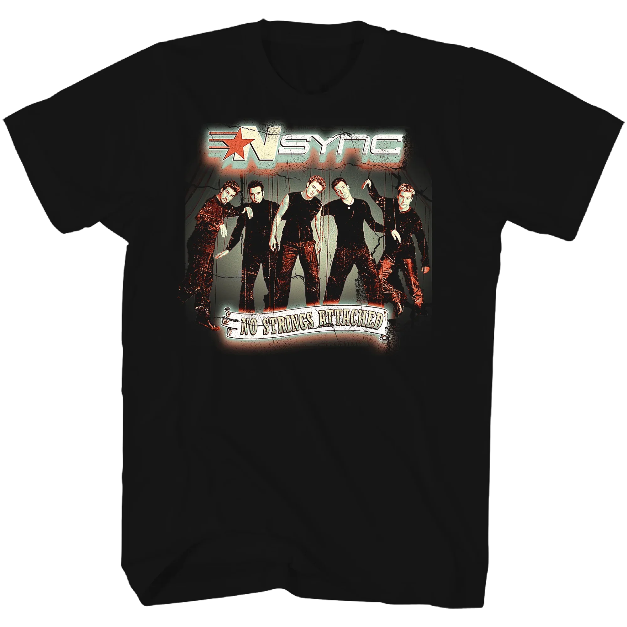 Nsync No Strings Attached 2000 Tour T-shirt Unisex Rockinstone Size:m