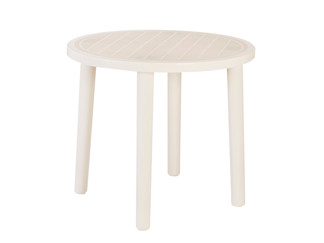 Mesa Redonda Exterior Ø86 Creme Olot Garbar