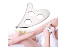 2025 Novo Utensílio De Massagem Gua Sha Em Aço Inoxidável Para Corpo E Rosto