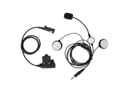 Fone de Ouvido para Capacete de Moto Bilateral com Redução de Ruído 7.1mm + Ptt U94 para Hytera Pd600 Pd602 | S/MARCA
