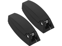 Conjunto De 2 Fechos De Porta Pretos Para Autocaravanas E Reboques
