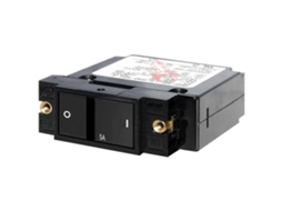 BLUE SEA A-Series Flat Rocker Single Pole Circuit Breaker