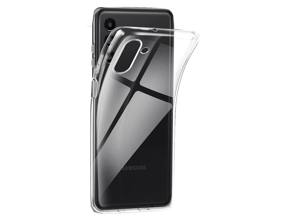 Capa Para Samsung Galaxy A13 (5g) Silicone Transparente Tpu Gel Case Gtrpesp Protetor De Tela De Vidro Temperado Movilearvayotoy