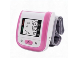Monitor de Pressão Eletrónico de Pulso, Medição com um Botão Rosa CZHHMART