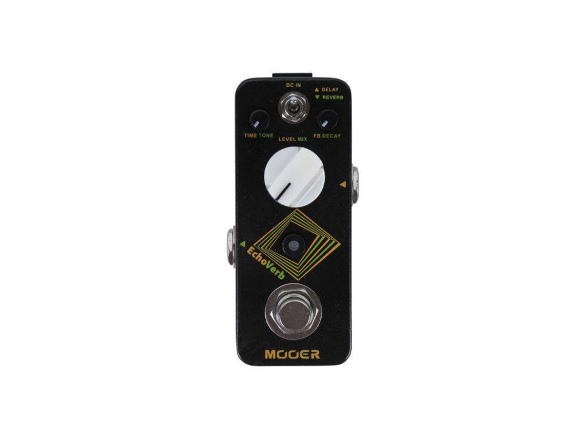 Pedal Echoverb Mooer Mini Pedal Reverb E Delay Tap Tempo Carcaça De Metal