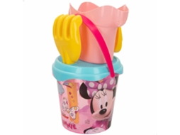 Conjunto De Balde De Praia Transparente Com Regador Minnie Margarida Disney Bestway