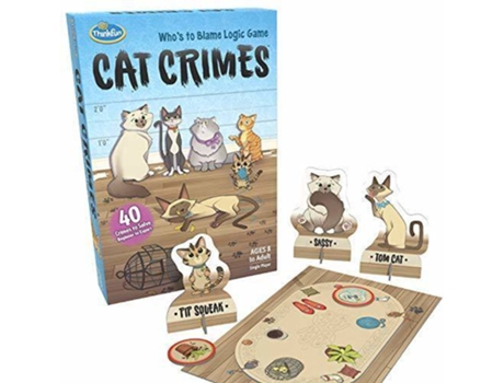 Jogo de Tabuleiro  Cat Crimes Brain (Idade Mínima: 5)