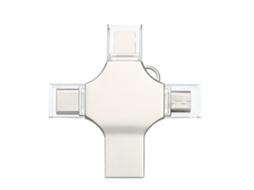 Pen Drive LAXISCREED 4 em 1 Usb3.0 Metal