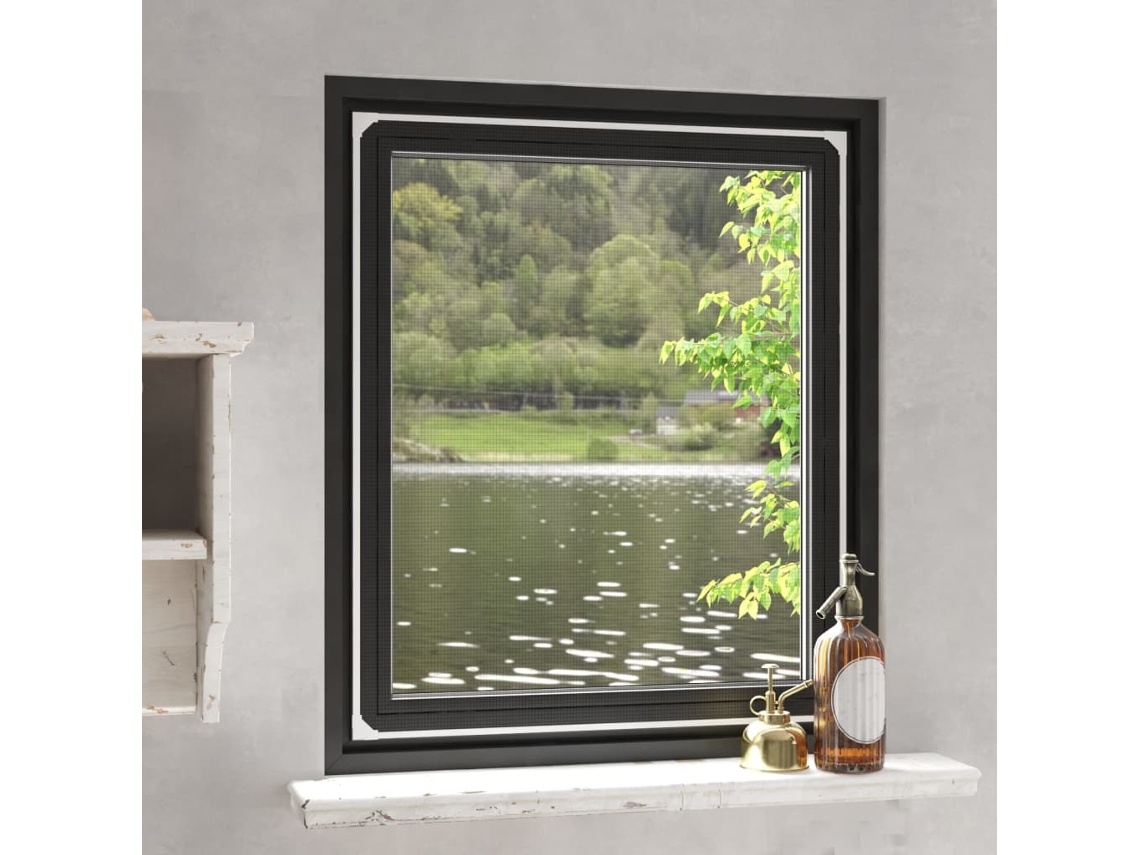 Vidaxl Tela Anti-insetos Magnética Para Janela 100x120 Cm Branco