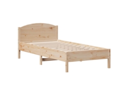 Bed Frame, Bed Frames Vidaxl Marrom Madeira De Pinho (100 X 200 Cm)