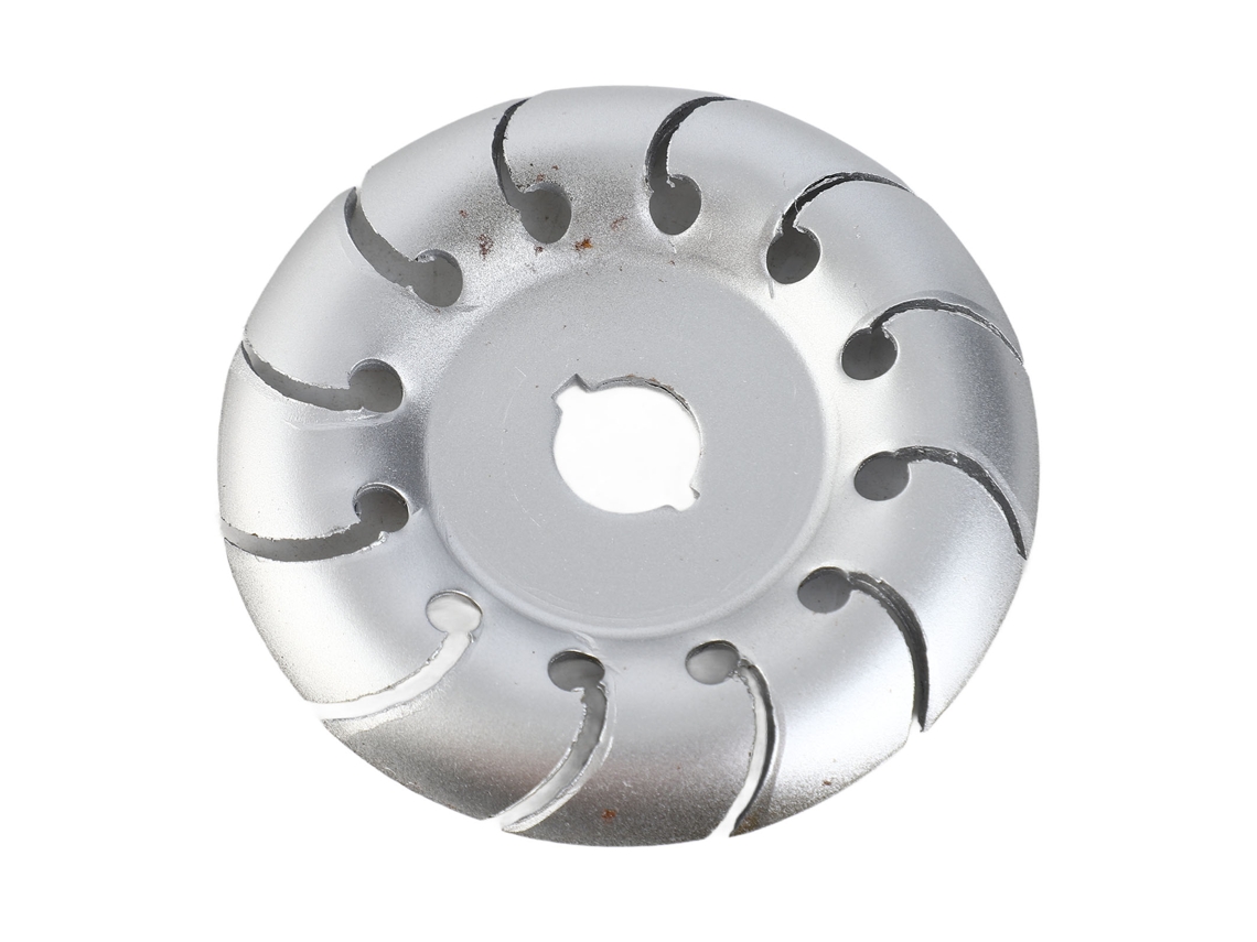 Disco De Polido De 90mm 12 Dientes Rueda De Acero Manganeso Herramienta De Tallado De Madera Para Amoladora Angular