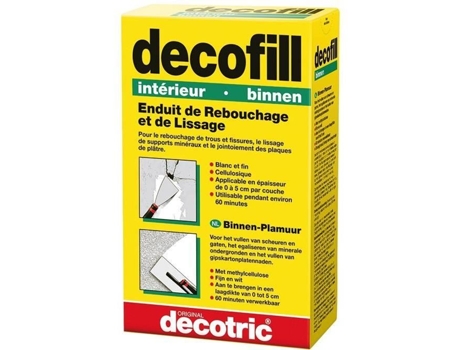 Revestimento Em Pó Decofill Para Interiores 1 Kg Decotric
