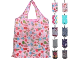 Sacolas de Compras Reutilizáveis, Pacote com 10 Unidades, Dobráveis ​​e em Formato de Bolsa, da Forstyle . GOKOCO (cor Aleatória)
