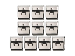 50pcs Clipes De Cabo De Aço Allinless
