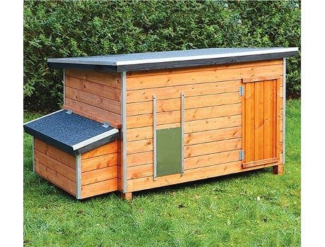 Gallinero VOSGES - Fabricación Europea Muy Robusto - con capacidad para 7-9 gallinas
