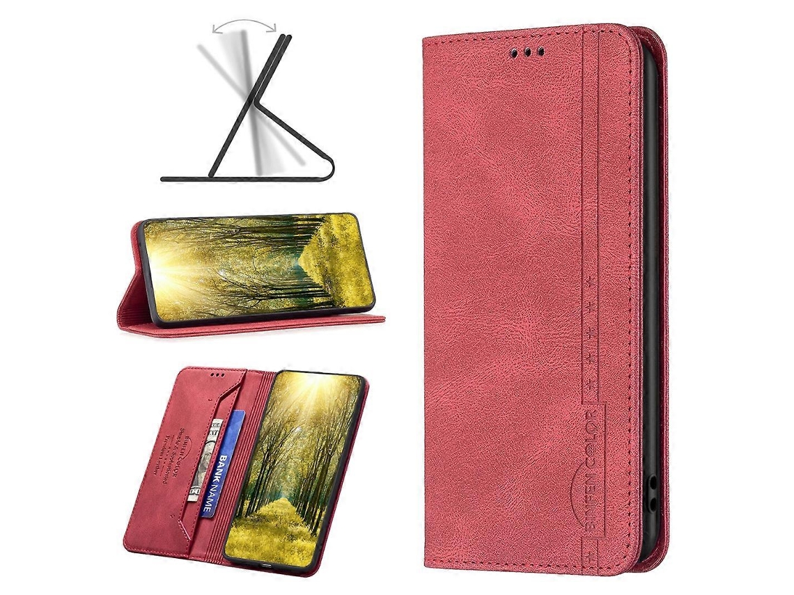 Capa De Couro Antirroubo Com Proteção Rfid Magnética Para Infinix Note 11 Pro