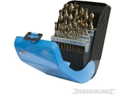 Conjunto de Brocas SILVERLINE 783089 - 25 peças