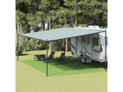 Vidaxl Tapete De Campismo Para Tenda 400x600 Cm Pead Verde-claro