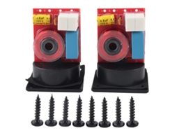 Aetheria 2pcs Divisor de Frequência Alto baixo D222 Filtro Crossover com Caixa de Fios Prático