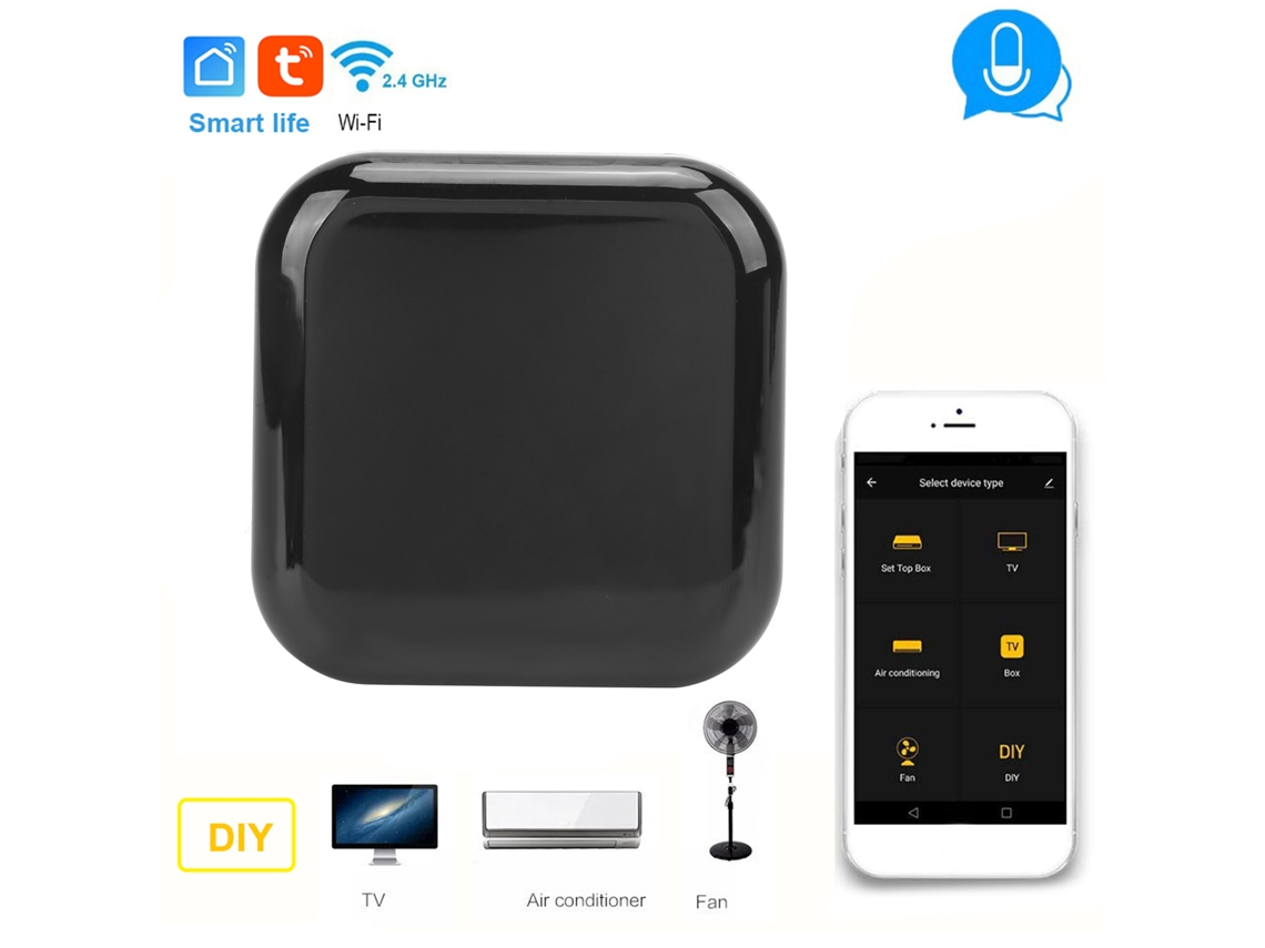 Controle Remoto Sem Fio Inteligente Wifi 5v Para Ar Condicionado Tuya Com Controle Ir E App