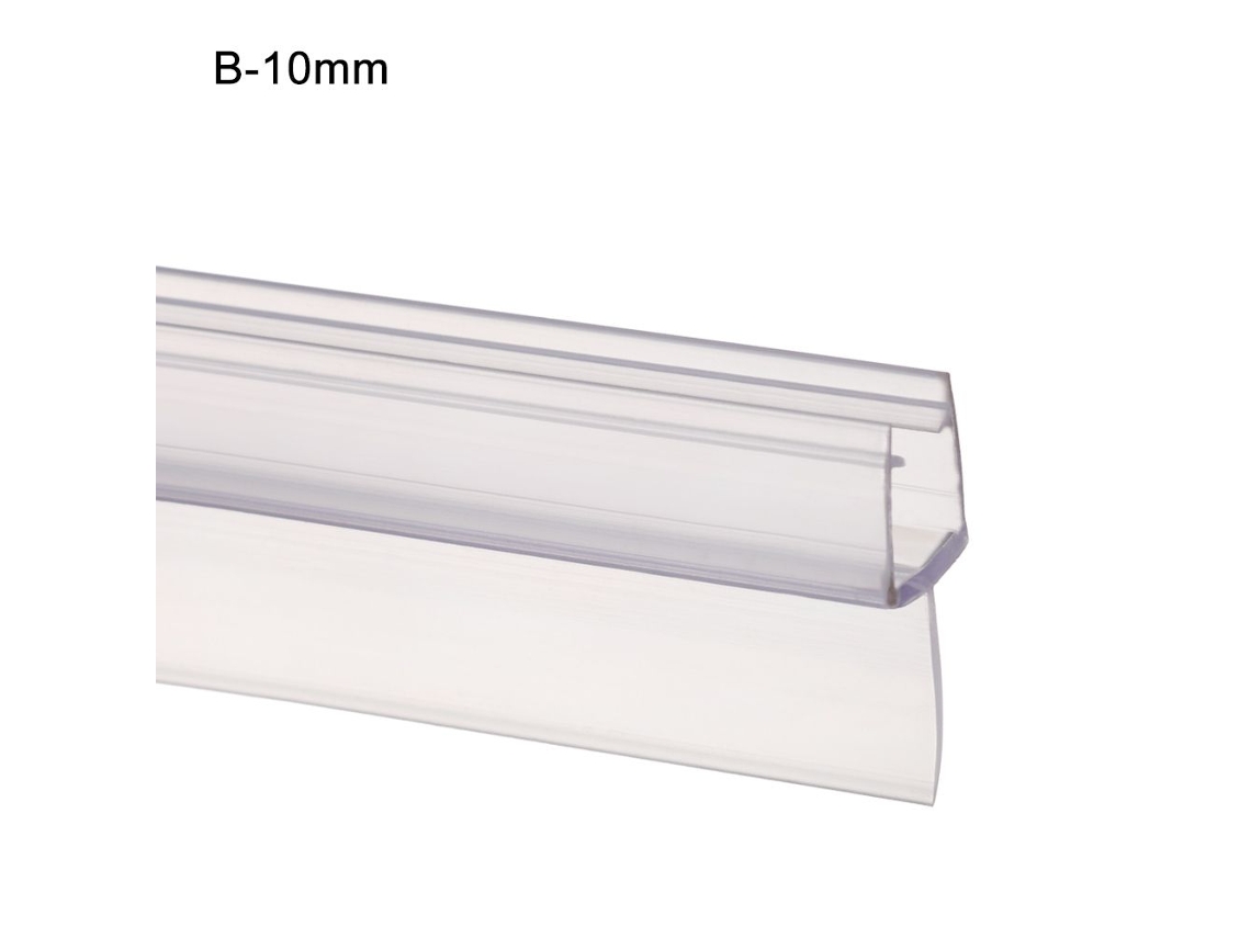 Vedação Portátil B, 10mm Para Porta/janela De Chuveiro, Feita De Pvc Transparente Anticolisão, À Prova D'água
