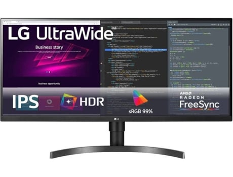 Monitor LG 34WN750-B (34'' - UWQHD - IPS - AMD FreeSync)
