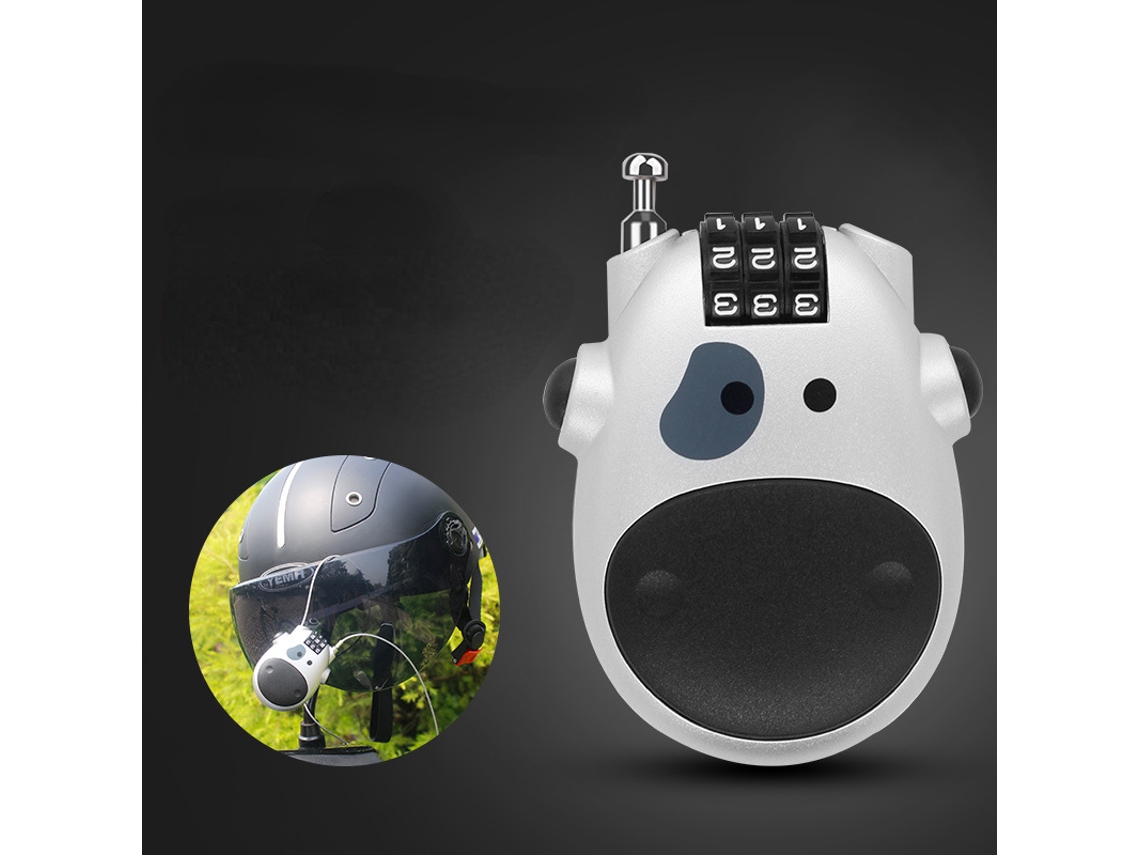 Cadeado Telescópico De Aço Com Código Para Mala, Carro, Trenó, Bicicleta E Capacete. Cadeado De Alta Precisão Com Código E Senha P Aquaforge