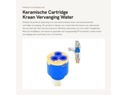 Cartridge De Água 35mm/40mm - Vaso De Substituição - Pp Plástico - Resistente A Choques - Dura 500.000 Vezes - Peça De Reparo Da Torneira