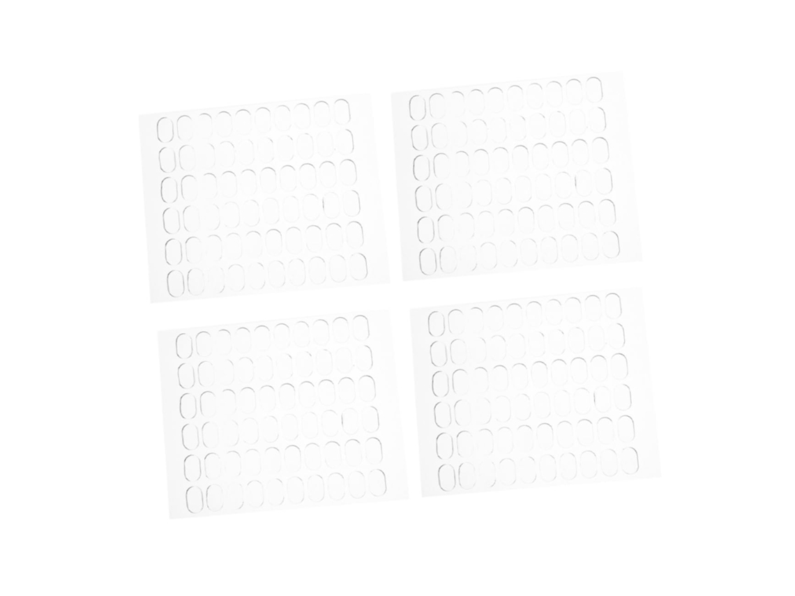 240 Pontos Adesivos Transparentes Artesanato