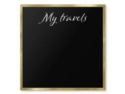 Magnetic Glass Board My Travels For The Hall Espelharte (50x50 Cm)