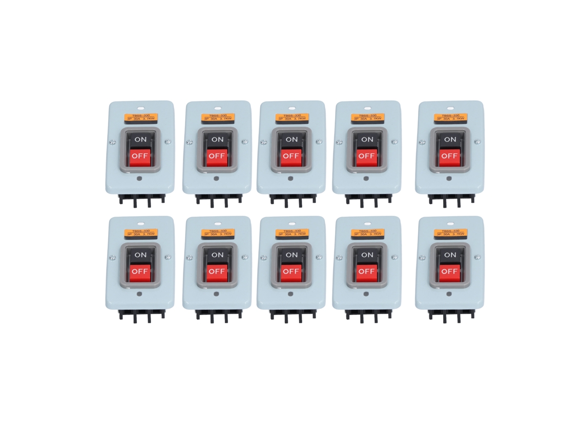 Interruptor Botão 380v 30a Trifásico