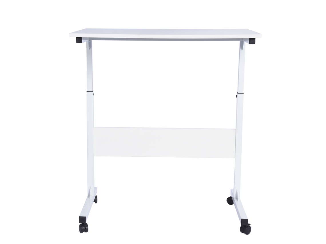 Carrinho De Mesa Ajustável Para Laptop Laxiscreed Com Altura Regulável E Rodas Com Trava