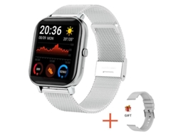 Smartwatch H10 tela de 1,69'' com chamada Bluetooth , suporte para frequência cardíaca/pressão arterial/monitoramento do sono, co
