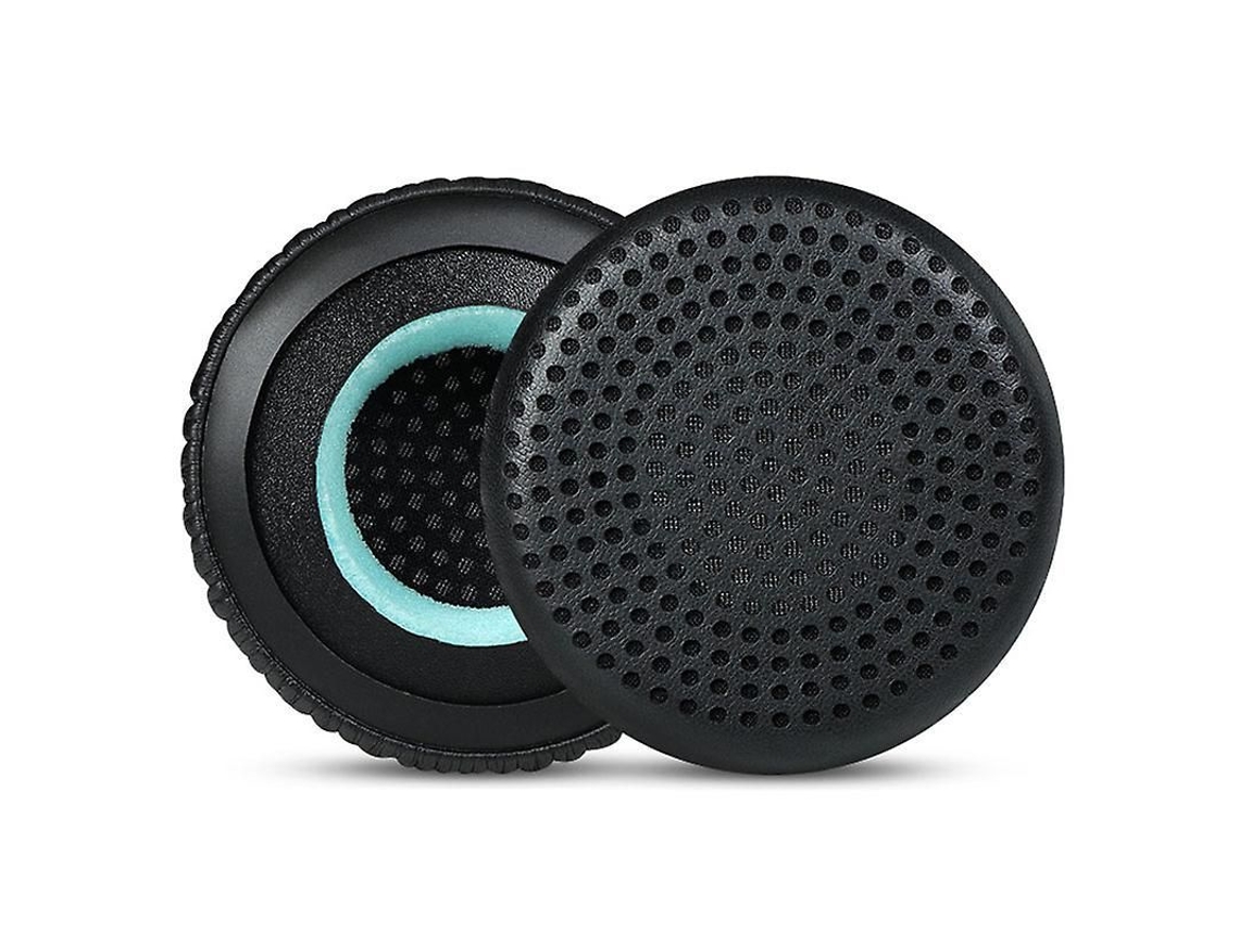 Par de almofadas de ouvido YURU para Sony MDR 100ABN, H900N, couro, preto