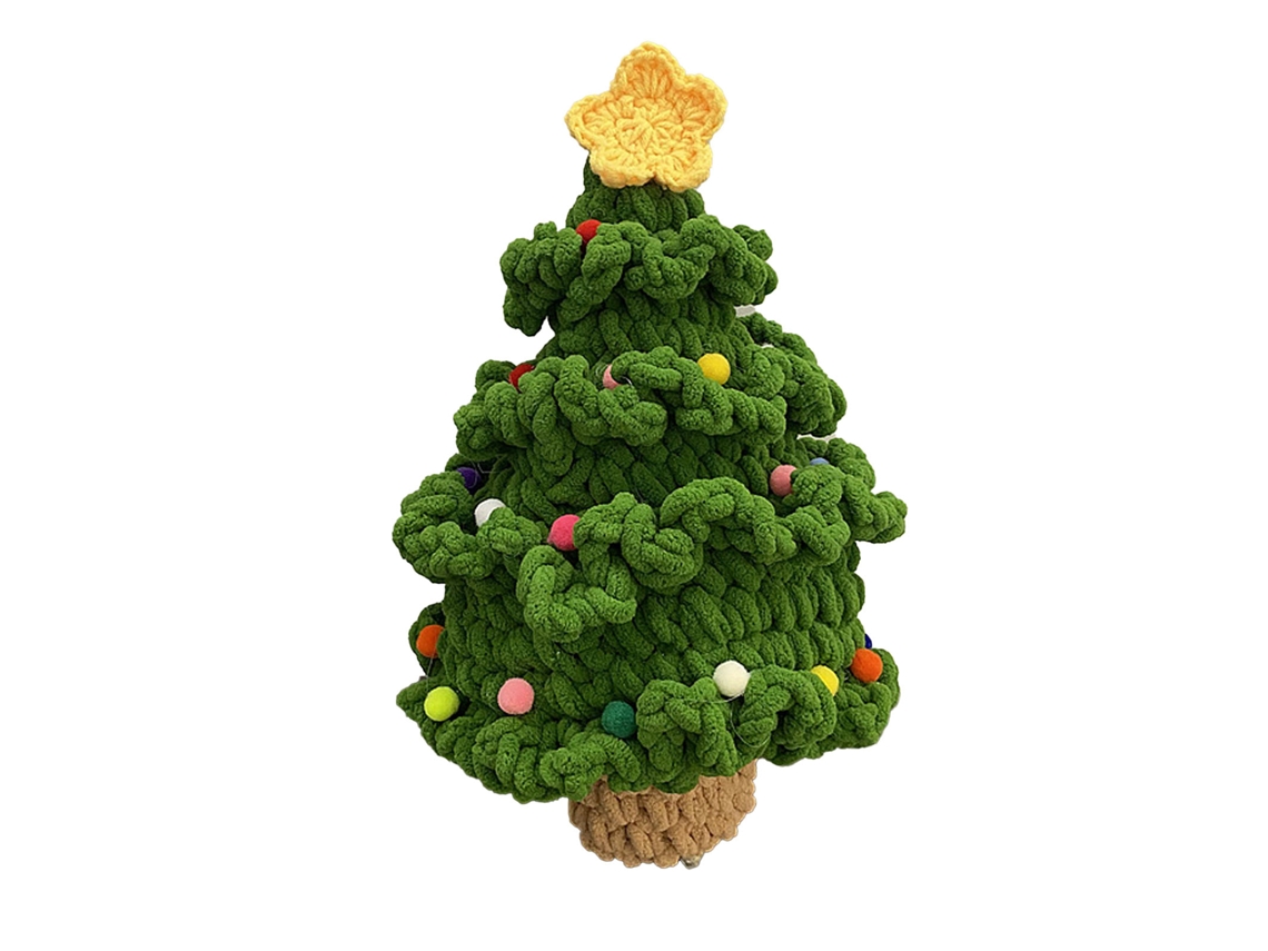 Kit De Crochê Para Árvore De Natal Para Iniciantes Todo Em Um Cute Diy Type 3