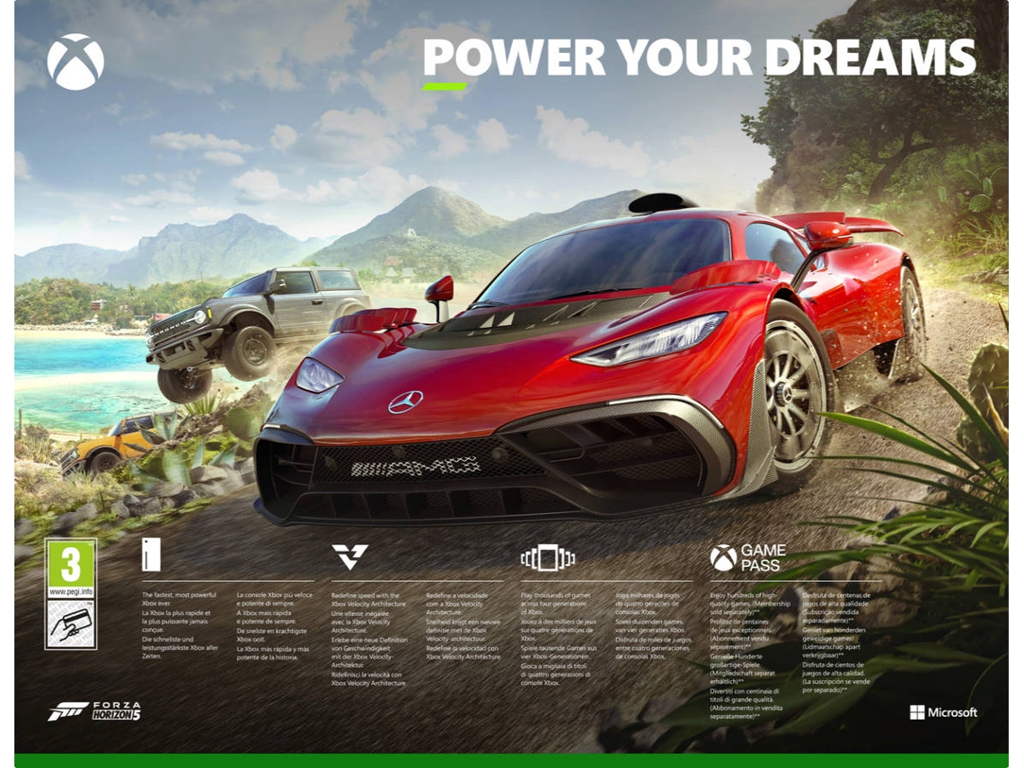 Forza Horizon 5, Microsoft, Xbox One, Xbox Series X, [ Físico ]