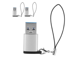 Adaptador (usb-c Fêmea Para Usb Macho, Compatível Com Usb 3.0 E Usb-c 3.1)