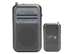 Rádio Portátil HURRISE Am Fm Rádio Digital Rádio de Recepção de Transmissão Am/Fm de 2 Bandas Receptor de Notícias de Som Walkman