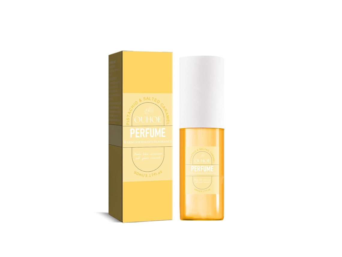 Perfume LAXISCREED Ouhoe Brasil Amarelo Feminino, Encontro Fresco e Floral de Longa Duração