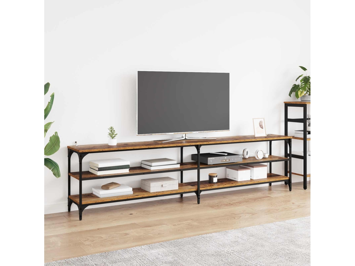 Vidaxl Gabinete para Tv Madeira Antiga 200 X 30 X 50 Cm