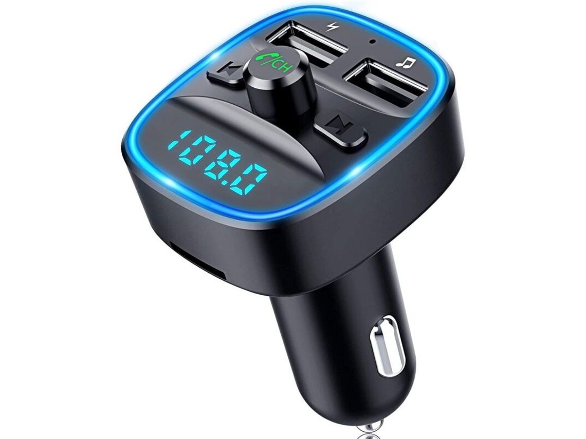 Transmissor Fm Bluetooth 5.0 Veicular, Usb, Mãos-livres, Mp3